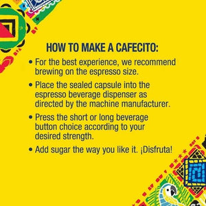 Cafe Bustelo Brazil, Box of 10 Nespresso Capsules