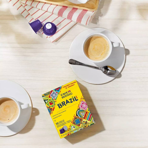 Load image into Gallery viewer, Cafe Bustelo Brazil, Box of 10 Nespresso Capsules