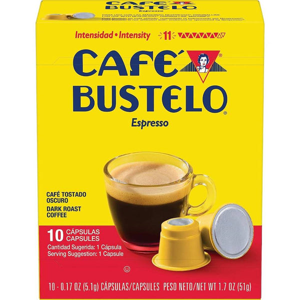 Load image into Gallery viewer, Cafe Bustelo Espresso, Box of 10 Nespresso Capsules