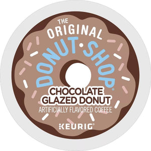 The Original Donut Shop Chocolate Glazed Donut, Medium Roast, Keurig K-Cup Coffee Pods