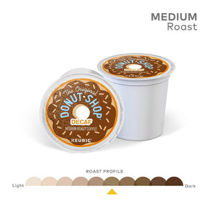 The Original Donut Shop Decaf, Medium Roast, Keurig K-Cup Coffee Pods, box of 10 k-cups
