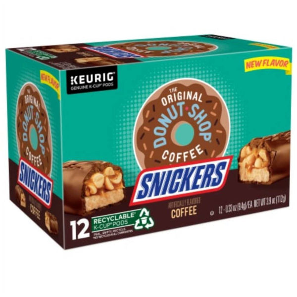 Load image into Gallery viewer, The Original Donut Shop Snickers, Light Roast, Keurig K-Cup Coffee Pods, box of 12 K-cups