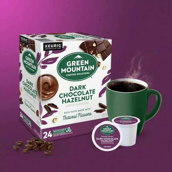 Load image into Gallery viewer, Green Mountain Dark Chocolate Hazelnut, Medium Roast, Keurig K-cup Coffee Pods, Box of 24 K-cups