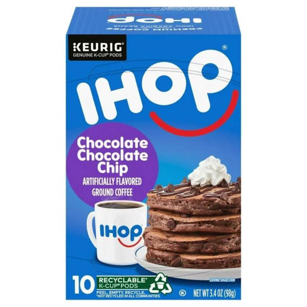 Load image into Gallery viewer, IHOP Chocolate Chip, Medium Roast, Keurig K-cup Coffee Pods, Box of 10 K-cups