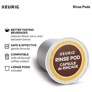 Keurig Brewer Cleanse Kit (Descaling Solution and Rinse Pods)