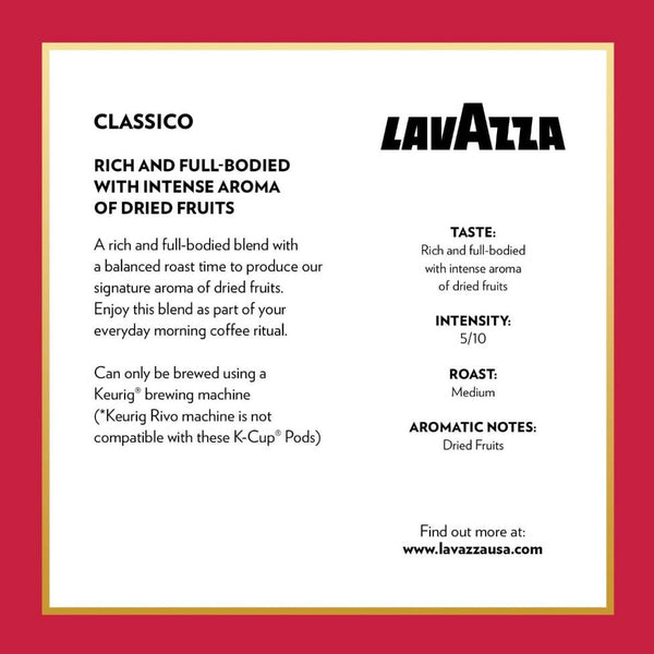 Load image into Gallery viewer, Lavazza Classico, Medium Roast, Keurig K-Cup Coffee Pods