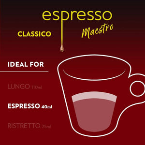Lavazza Classico, box of 10 Nespresso Capsules