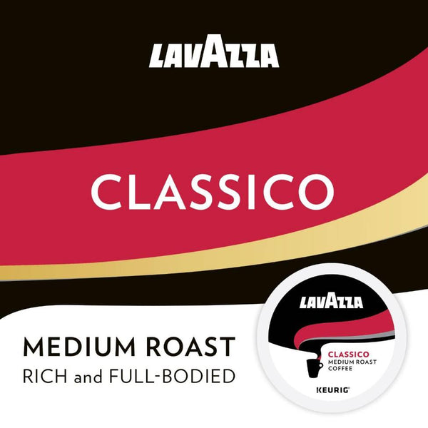Load image into Gallery viewer, Lavazza Classico, Medium Roast, Keurig K-Cup Coffee Pods, Box of 40 K-cups