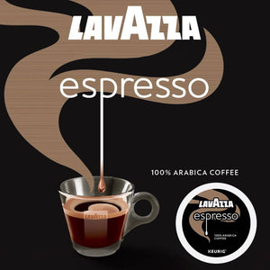 Lavazza Espresso, Medium Roast, Keurig K-Cup Coffee Pods, Box of 40 K-cups