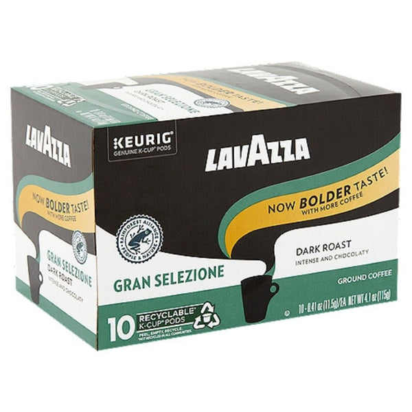 Load image into Gallery viewer, Lavazza Gran Selezione, Dark Roast, Keurig K-Cup Coffee Pods, Box of 10 K-cups