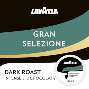 Lavazza Gran Selezione, Dark Roast, Keurig K-Cup Coffee Pods, Box of 40 K-cups