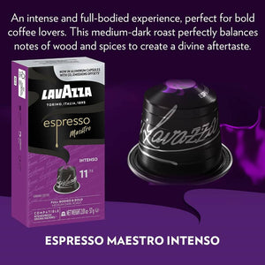 Lavazza Espresso Variety Pack, Box of 60 Nespresso Capsules