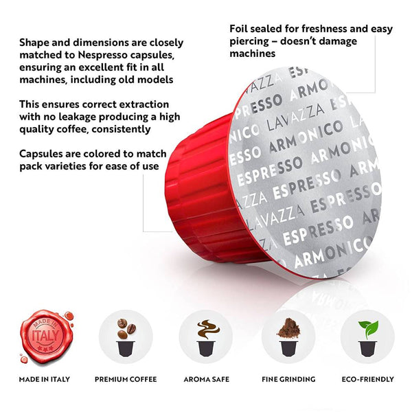 Load image into Gallery viewer, Lavazza Espresso Variety Pack, Box of 60 Nespresso Capsules