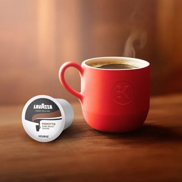 Load image into Gallery viewer, Lavazza Perfetto, Dark Roast, Keurig K-Cup Coffee Pods, Box of 22 K-cups