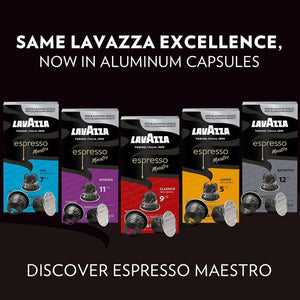Lavazza Espresso Variety Pack, Box of 60 Nespresso Capsules