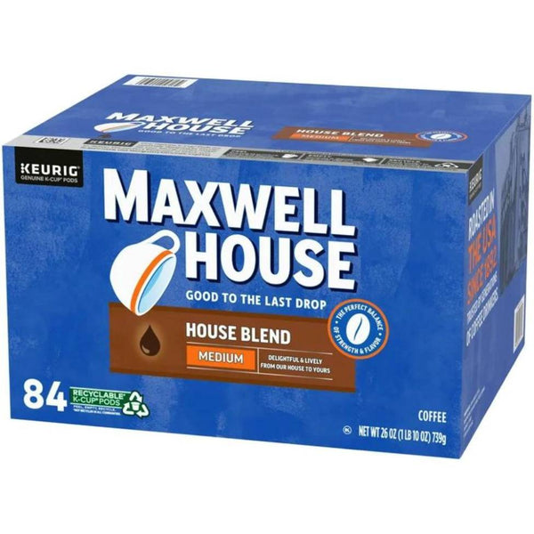 Load image into Gallery viewer, Maxwell House House Blend, Medium Roast, Keurig K-cup Coffee Pods, Box of 84 k-cups