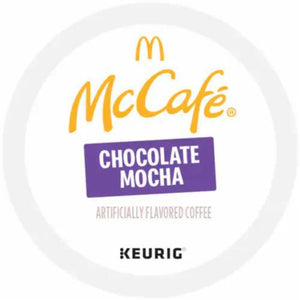 McCafe Chocolate Mocha, Light Roast, Keurig K-Cup Coffee Pods, box of 10 k-cups