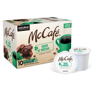 McCafe Irish Mocha, Light Roast, Keurig K-Cup Coffee Pods, box of 10 k-cups