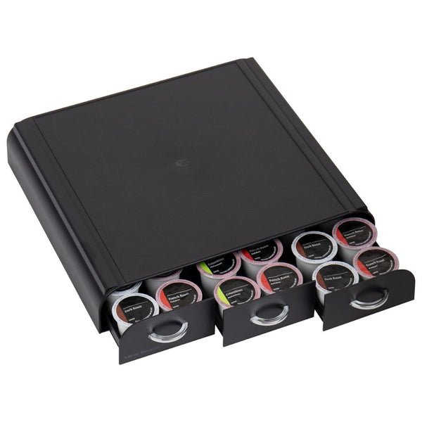 Load image into Gallery viewer, Mind Reader Anchor Collection Coffee Pod Storage Drawer, 36 Keurig K-cups Capacity, Black