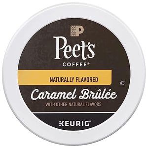 Peet's Coffee Caramel Brulee, Light Roast, Keurig K-Cup Coffee Pods, Box of 10 K-cups