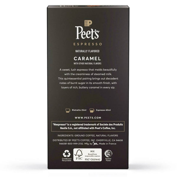 Load image into Gallery viewer, Peet's Coffee Caramel, Box of 10 Nespresso Capsules