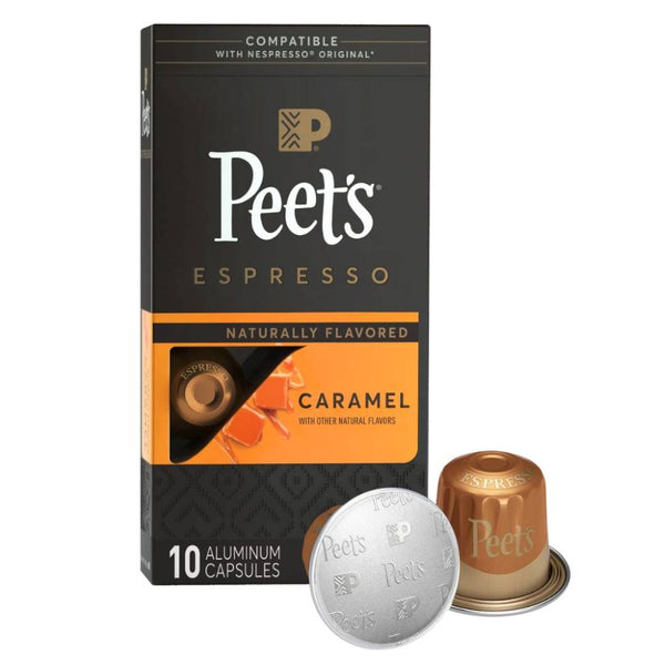 Load image into Gallery viewer, Peet's Coffee Caramel, Box of 10 Nespresso Capsules