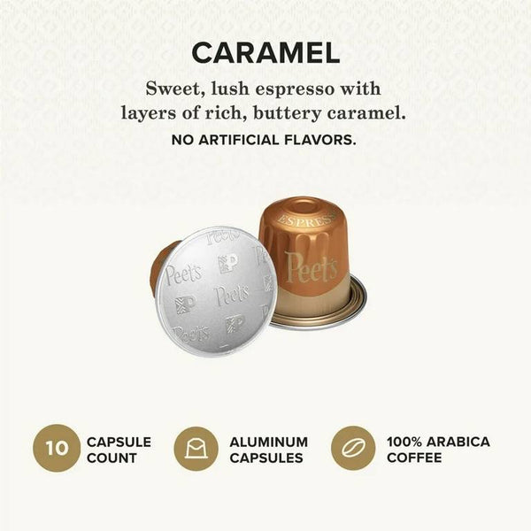 Load image into Gallery viewer, Peet's Coffee Caramel, Single Nespresso Capsule