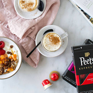 Peet's Coffee Medium Roast Variety Pack, Box of 40 Nespresso Capsules