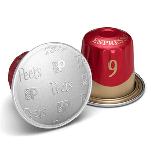 Peet's Coffee Medium Roast Variety Pack, Box of 40 Nespresso Capsules