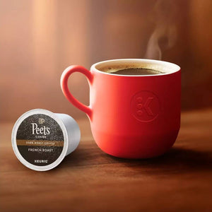 Peet's Coffee French Roast, Dark Roast, Keurig K-Cup Coffee Pods, Box of 22 K-cups