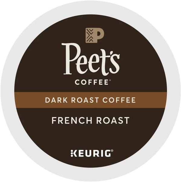 Load image into Gallery viewer, Peet's Coffee French Roast, Dark Roast, Keurig K-Cup Coffee Pods, Box of 22 K-cups