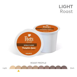 Peet's Coffee Pumpkin Spice, Flavored Coffee, Keurig K-Cup Coffee Pods, box of 10 k-cups