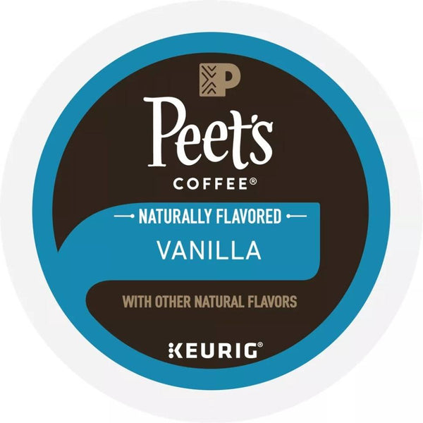Load image into Gallery viewer, Peet's Coffee Vanilla, Light Roast, Keurig K-Cup Coffee Pods