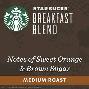 Starbucks Breakfast Blend, Box of 10 Nespresso Capsules