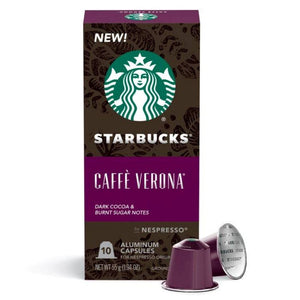 Starbucks Caffe Verona, Box of 10 Nespresso Capsules