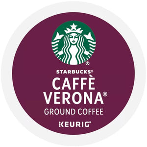 Starbucks Caffe Verona, Dark Roast, Keurig K-Cup Coffee Pods, Box of 24 K-cups