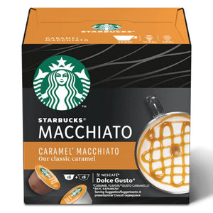 Starbucks Caramel Macchiato, Box of 12 Dolce Gusto Capsules