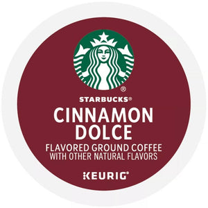 Starbucks Cinnamon Dolce, Flavored Coffee, Keurig K-Cup Coffee Pods, Box of 10 K-cups