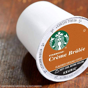Starbucks Creme Brulee, Flavored Coffee, Keurig K-Cup Coffee Pods, Box of 10 K-cups