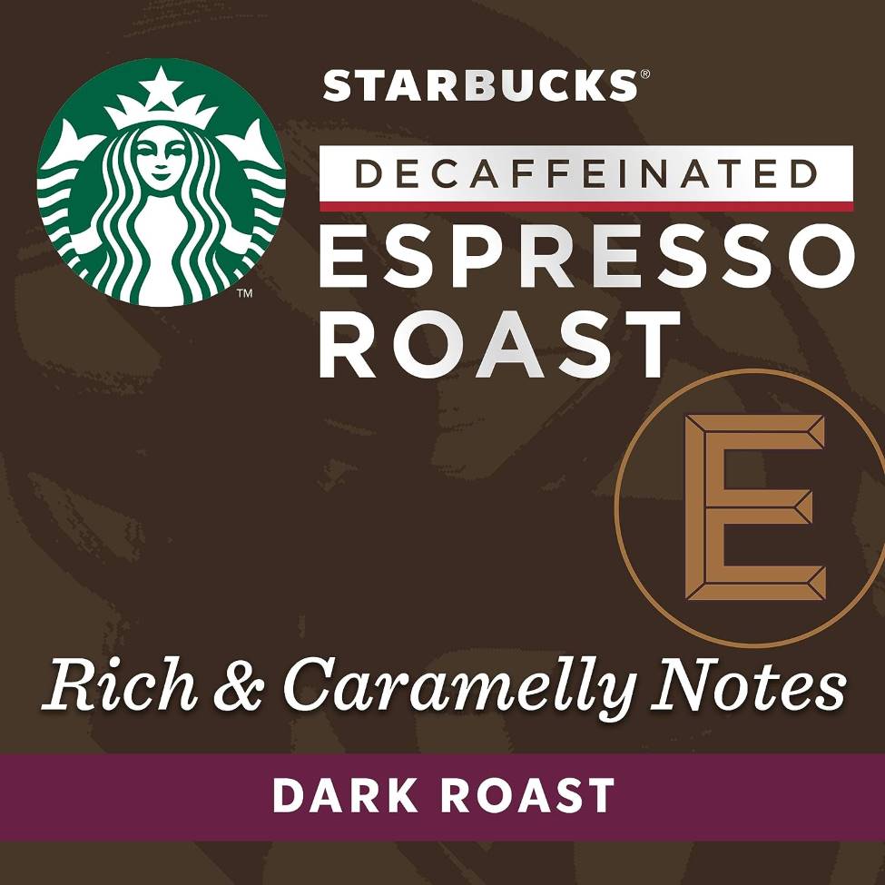 Starbucks Decaf Espresso Roast, Box of 10 Nespresso Capsules Coffee Pods PH