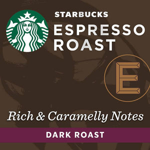 Starbucks Intense Variety Pack (Caffe Verona, Pike Place Roast, Colombia, Espresso Roast), Box of 50 Nespresso Capsules