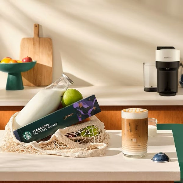 Load image into Gallery viewer, Starbucks Espresso Roast, Box of 10 Vertuo Capsules
