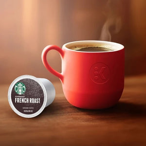 Starbucks French Roast, Dark Roast, Keurig K-Cup Coffee Pods, Box of 24 K-cups