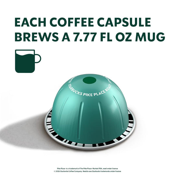 Load image into Gallery viewer, Starbucks Pike Place Roast, Box of 10 Vertuo Capsules