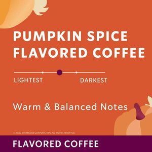 Starbucks Pumpkin Spice, Flavored Coffee, Keurig K-Cup Coffee Pods, Box of 32 K-cups