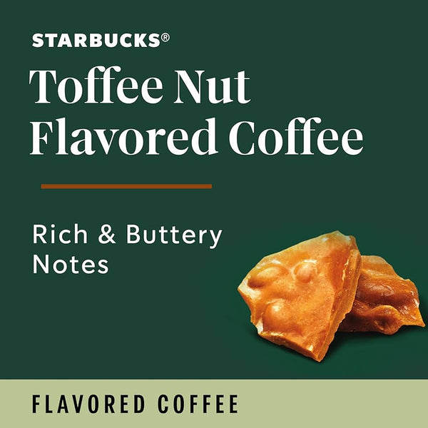 Load image into Gallery viewer, Starbucks Toffeenut, Flavored Coffee, Keurig K-Cup Coffee Pods, Box of 10 K-cups