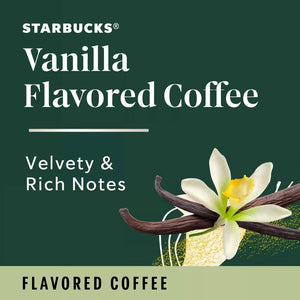 Starbucks Vanilla, Flavored Coffee, Keurig K-Cup Coffee Pods
