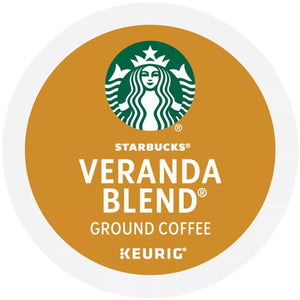 Starbucks Veranda Blend, Blonde Roast, Keurig K-Cup Coffee Pods