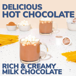 Victor Allen's Milk Chocolate Hot Cocoa, Keurig K-Cup Pods, Box of 42 K-cups