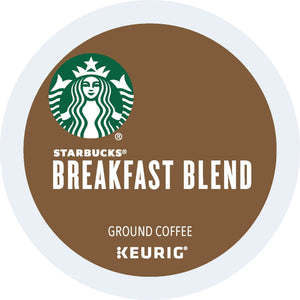 Starbucks Breakfast Blend, Medium Roast, Keurig K-Cup Coffee Pods